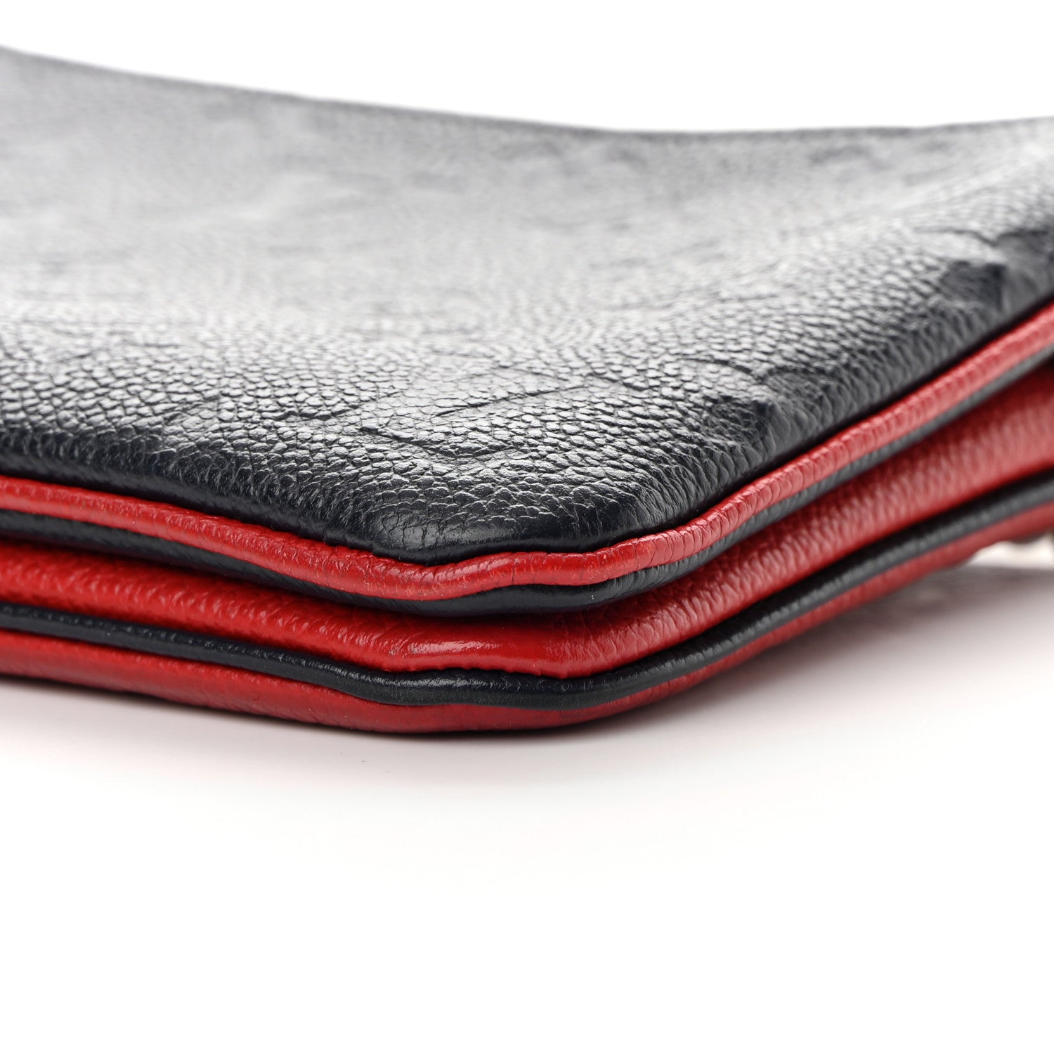 Louis Vuitton Empreinte Double Zip Pochette Marine Rouge 11 of 12