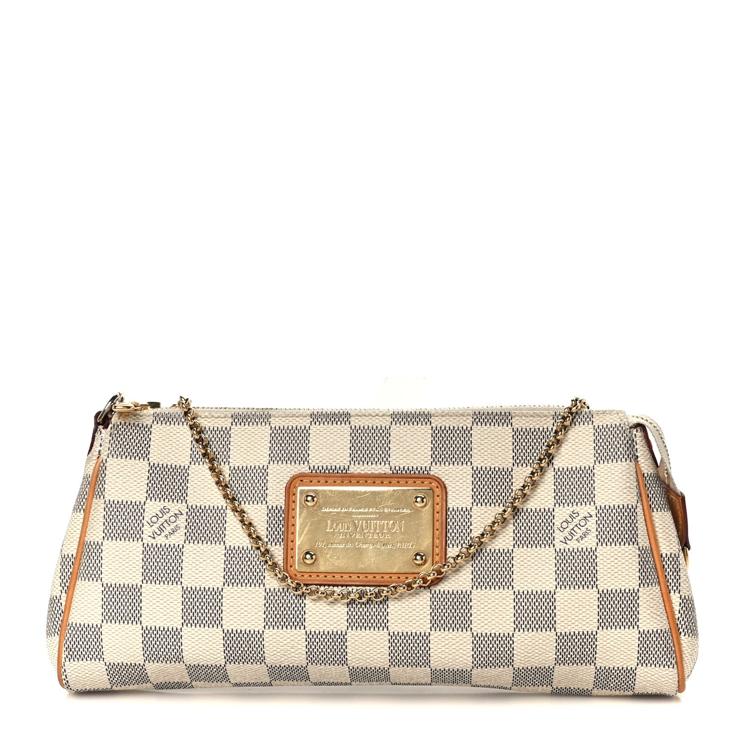 Louis Vuitton Damier Azur Eva Clutch 1 of 11