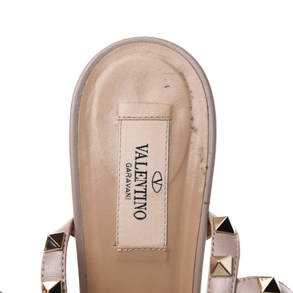 Valentino Garavani Patent Nappa Rockstud Ankle Strap 65mm Pumps 41 Poudre 7 of 10