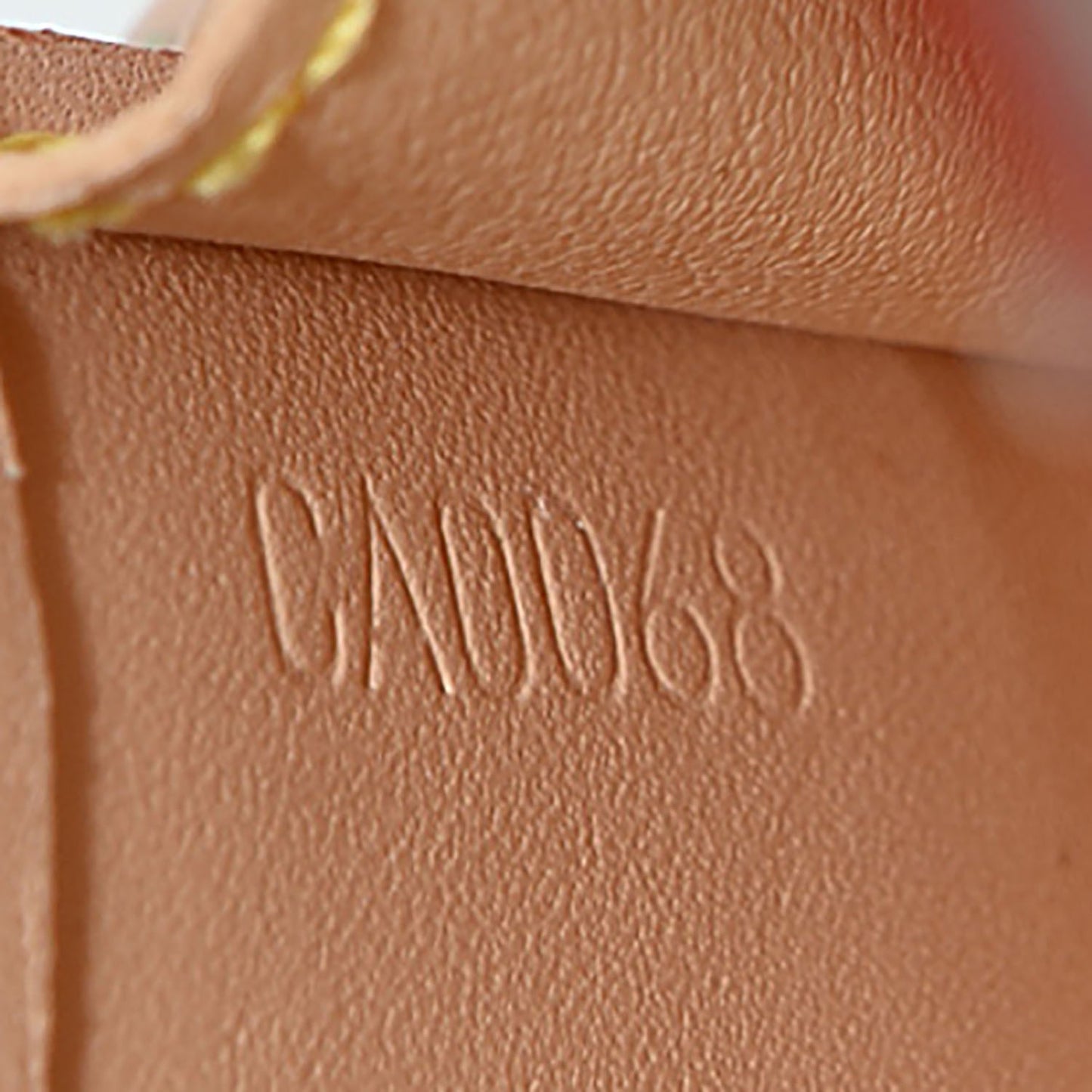 Monogram Multicolor Business Card Holder White