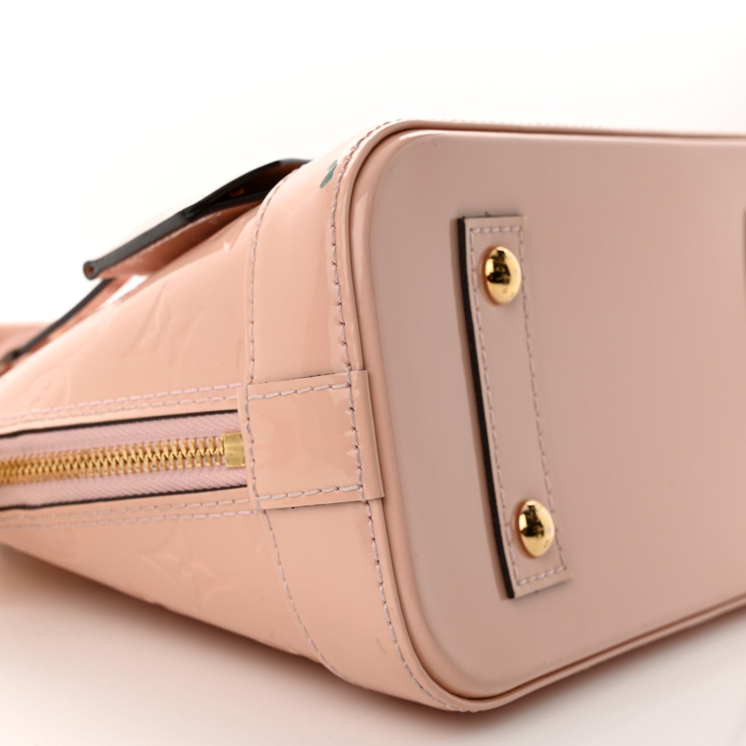 Louis Vuitton Vernis Alma BB Rose Ballerine 10 of 16