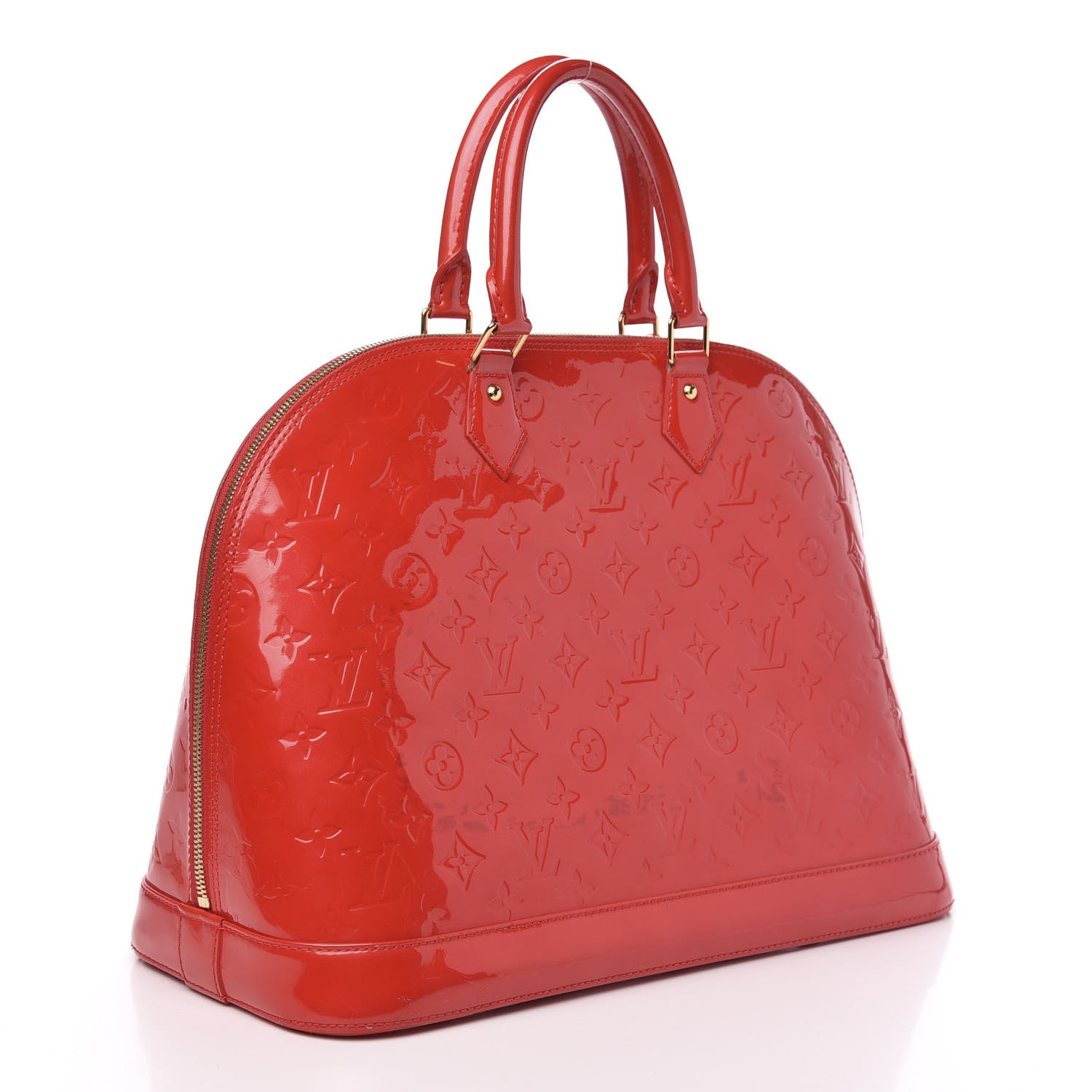 Louis Vuitton Vernis Alma GM Rouge Grenadine 3 of 18