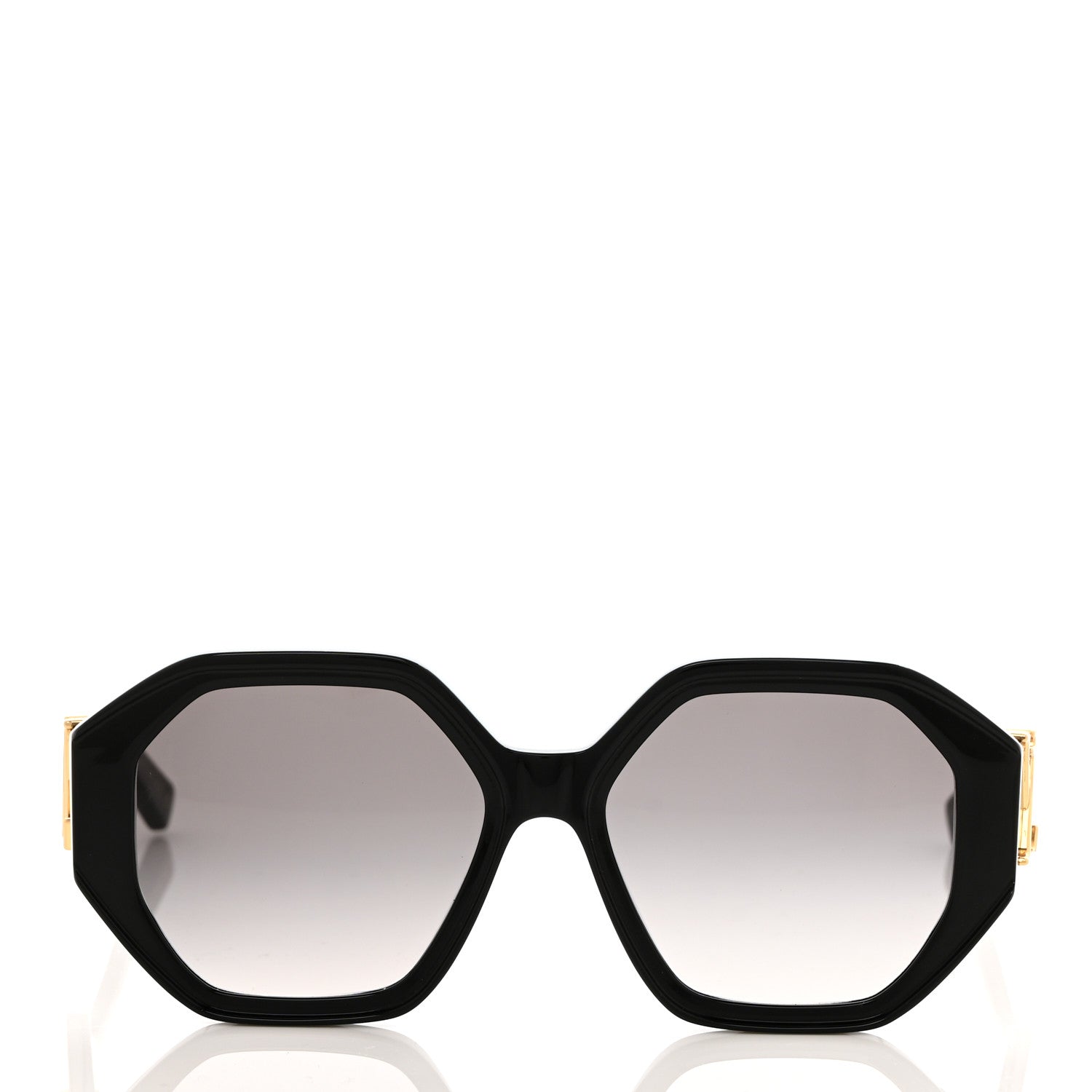 Louis Vuitton Acetate LV Icon Round Sunglasses Z1728W Black 2 of 7