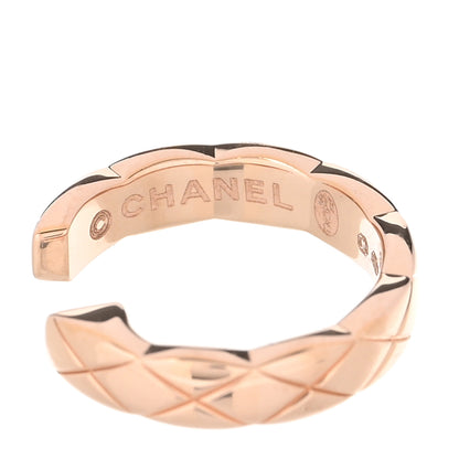Chanel 18K Beige Gold Coco Crush Single Ear Cuff Earring 4 of 5
