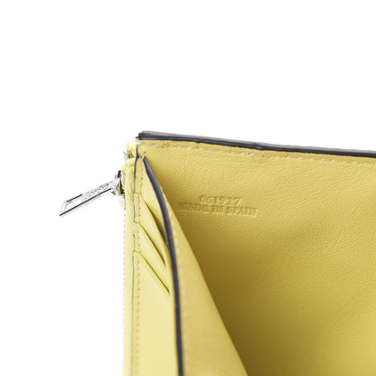 Loewe Calfskin Embossed Small Wallet Yellow 7 of 7