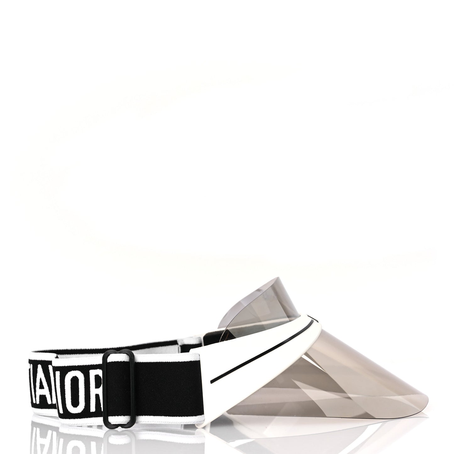Mirrored DiorClub1 Sun Visor Silver