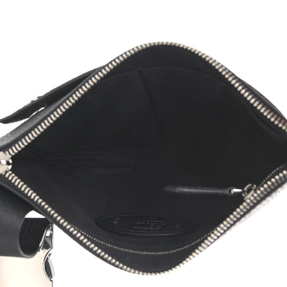 Fendi Cuoio Romano Selleria Fendi Stamp Patch Messenger Black Grigio 5 of 9