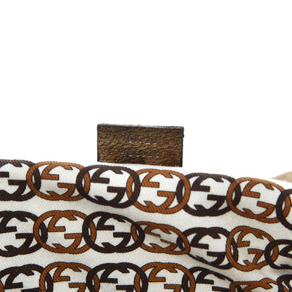 Gucci Monogram Small Princy Satchel Metallic 7 of 9