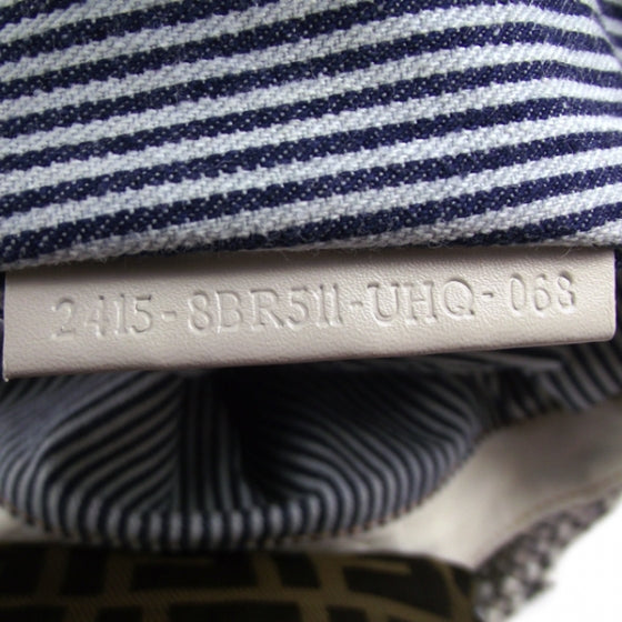 Fendi Denim Fur Striped Spy Blue 14 of 14