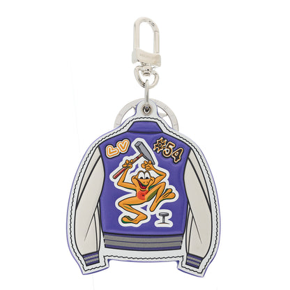 Louis Vuitton Calfskin LV Varsity Jacket Illustre Bag Charm Key Holder Multicolor 3 of 5