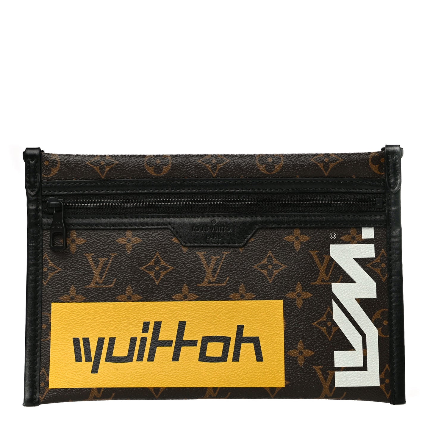 Monogram Flat Messenger Marron