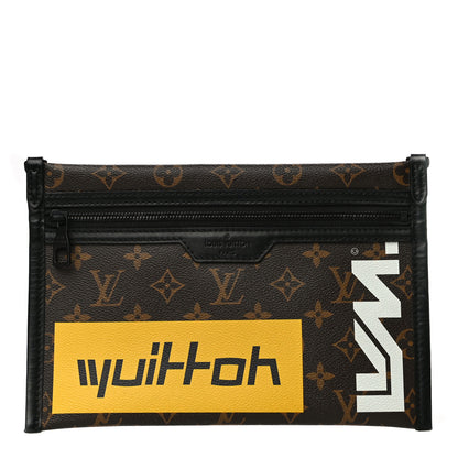Louis Vuitton Monogram Flat Messenger Marron 1 of 10