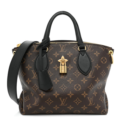 Louis Vuitton Monogram Flower Zipped Tote PM Black 1 of 11