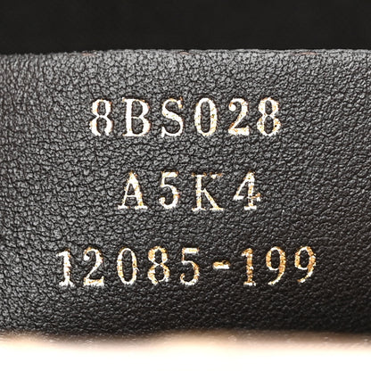 Fendi Glazed Fabric Vitello Century FF 1974 Stamp Patch Mini Boston Box Bag Mogano Panna Caramello 7 of 13