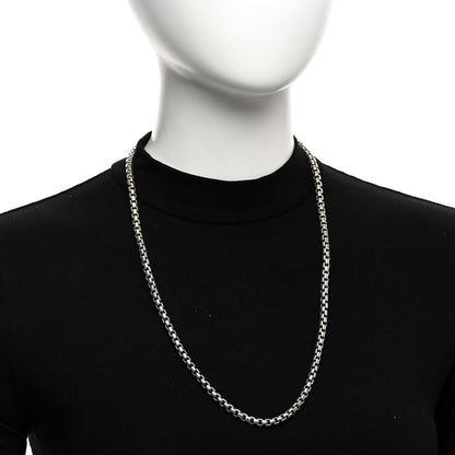 David Yurman Sterling Silver 5.2mm Box Chain Necklace 25.75" 2 of 4