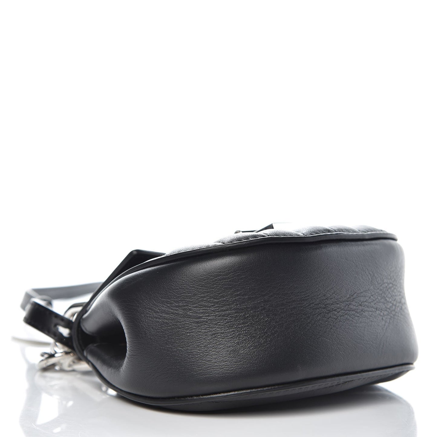 Calfskin Quilted Nano Drew Bijou Shoulder Bag Black