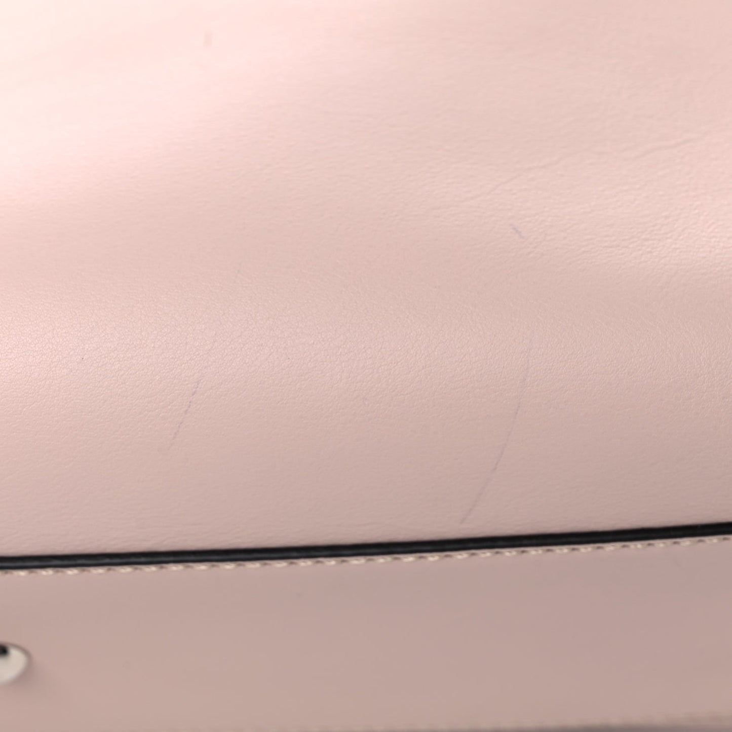 Vitello Seta Shiny Nappa Medium Peekaboo Iconic Satchel Soap Opale