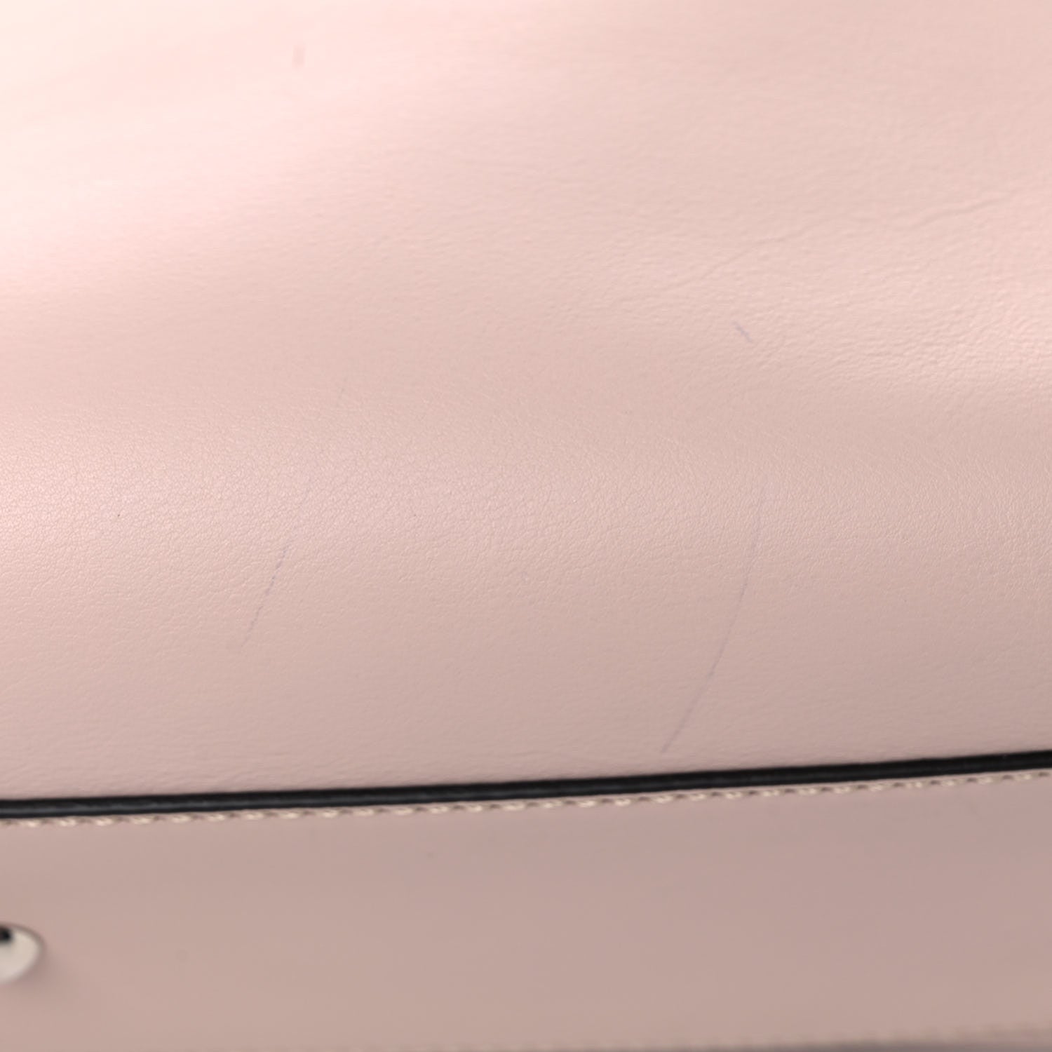 Fendi Vitello Seta Shiny Nappa Medium Peekaboo Iconic Satchel Soap Opale 15 of 19