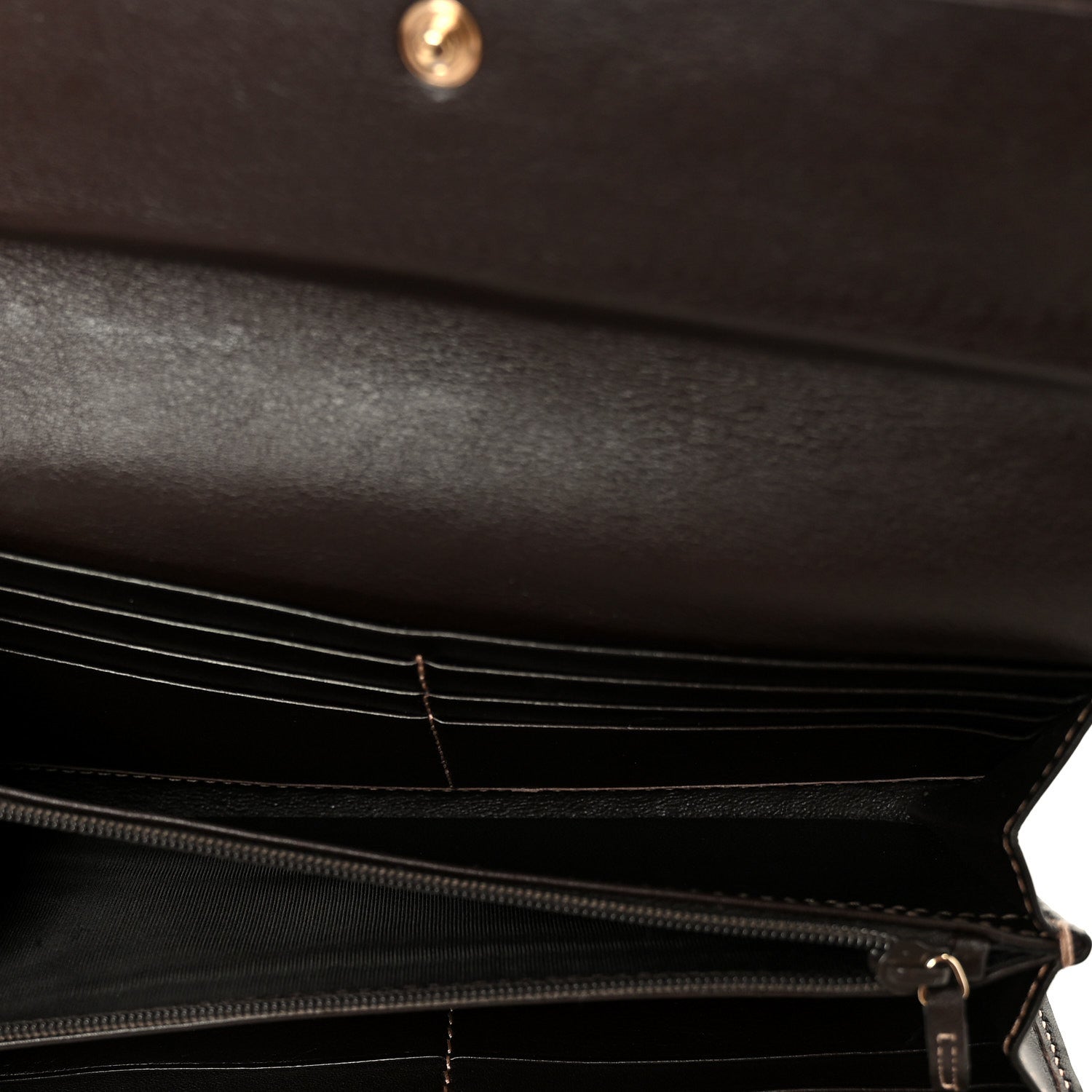 Gucci Monogram Mayfair Continental Wallet Brown 5 of 8