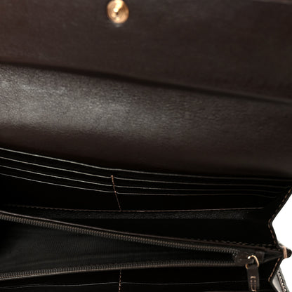 Gucci Monogram Mayfair Continental Wallet Brown 5 of 8