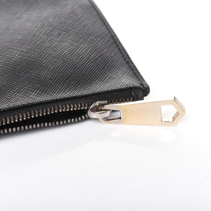 Givenchy Textured Coated Canvas Madonna Print Large Flat Zip Pouch 14 of 14