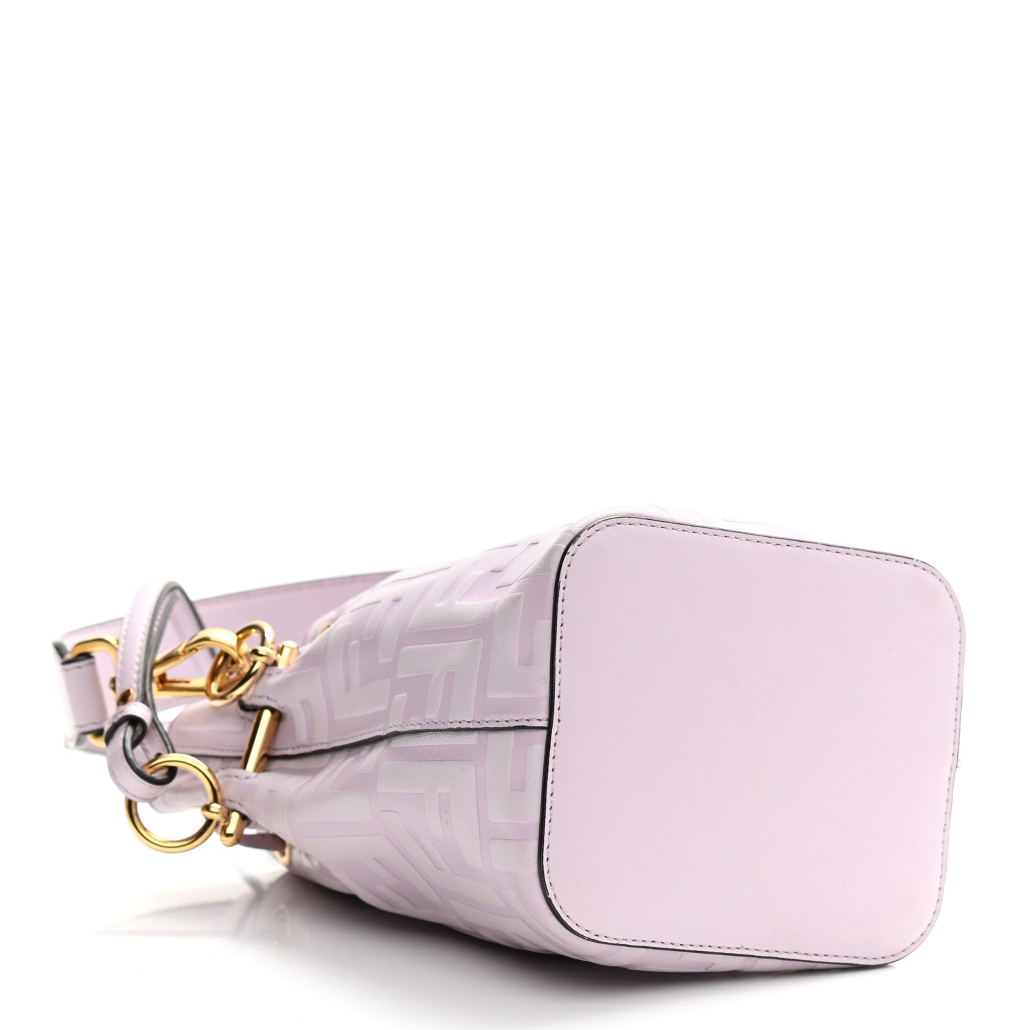 Fendi Vitello Termosport F is Fendi FF 1974 Embossed Mini Mon Tresor Bucket Bag Anemone 4 of 11