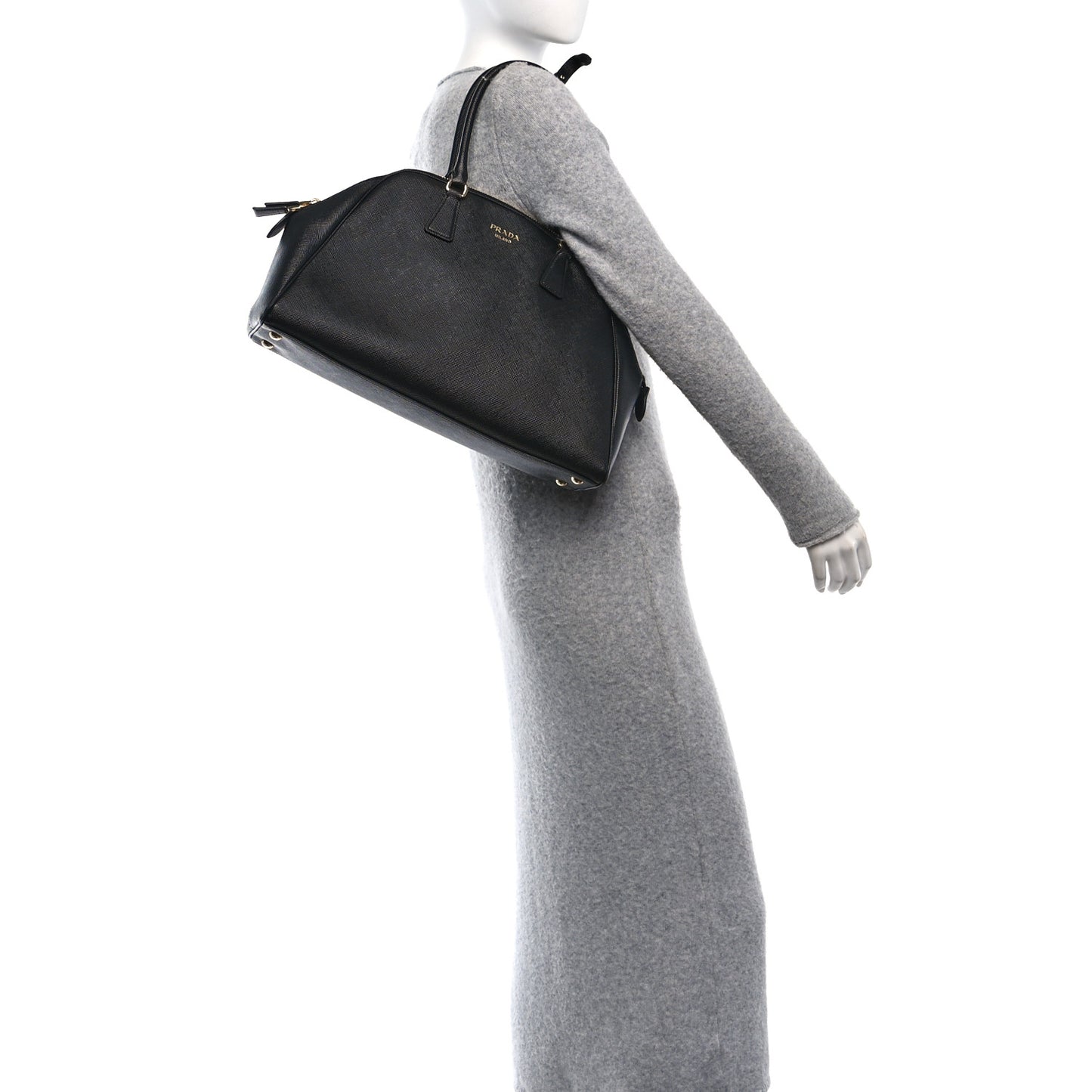 Saffiano Large Tote Black