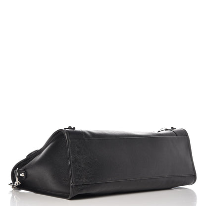 Balenciaga Vibrato Calfskin Classic Silver Hardware City Black 5 of 11