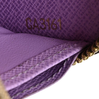 Louis Vuitton Damier Ebene Illustre Zippy Wallet Violet 7 of 8