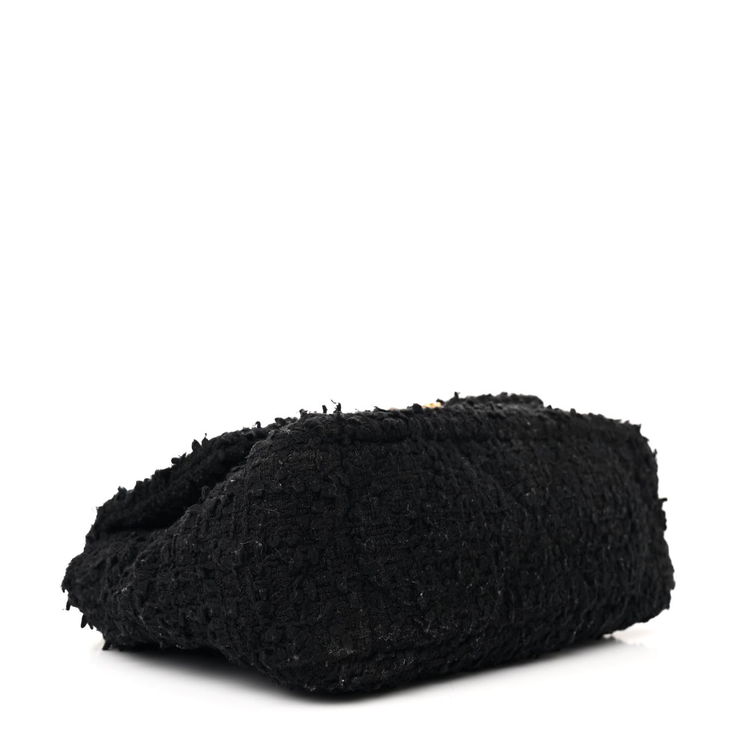 Chanel Tweed Quilted Medium Chanel 19 Flap Black 4 of 13
