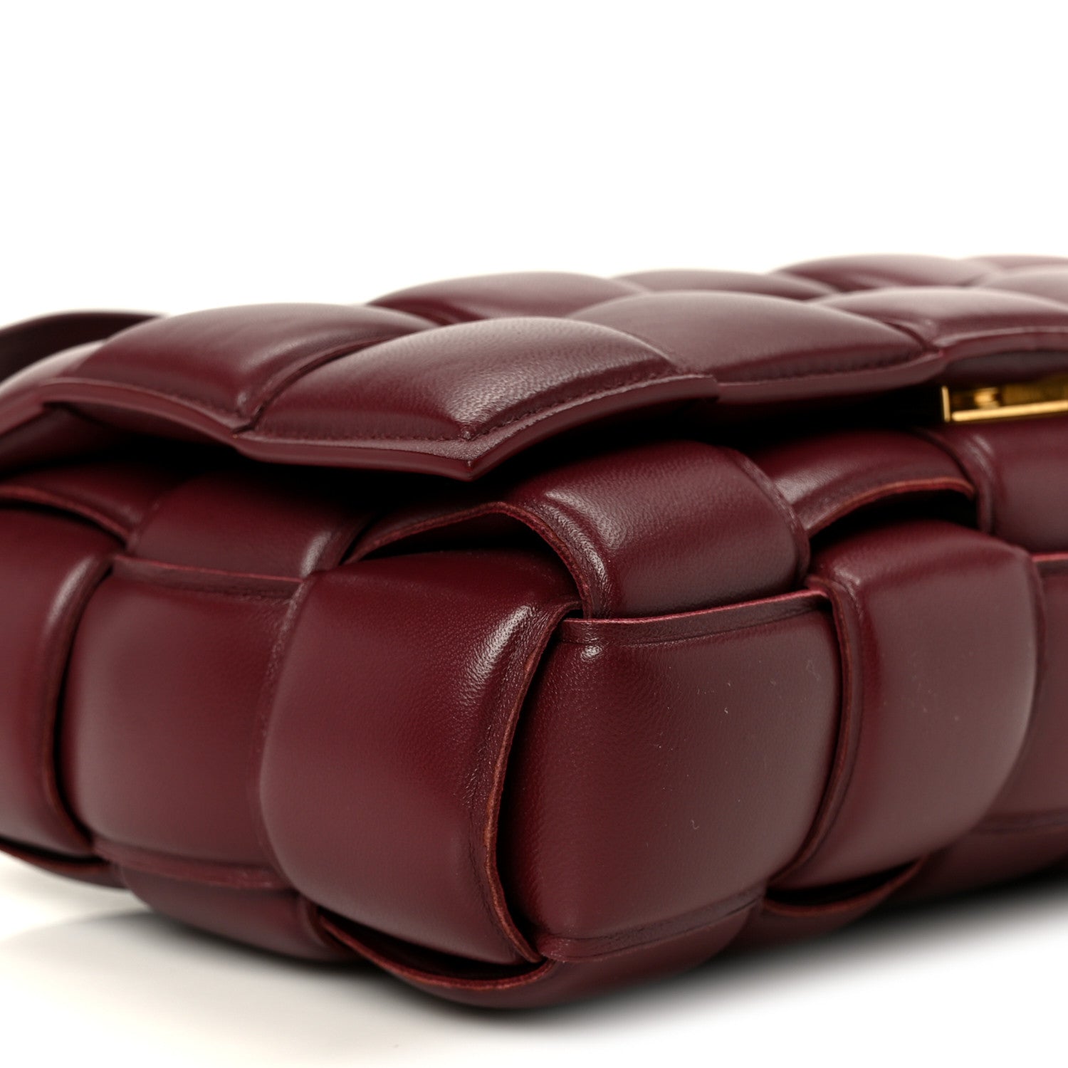 Bottega Veneta Nappa Maxi Intreccio Padded Cassette Crossbody Bag Barolo 11 of 12