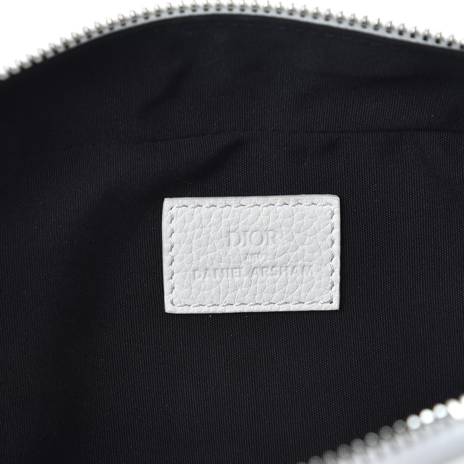 Christian Dior X DANIEL ARSHAM Grained Calfskin Safari Messenger Bag White 7 of 10