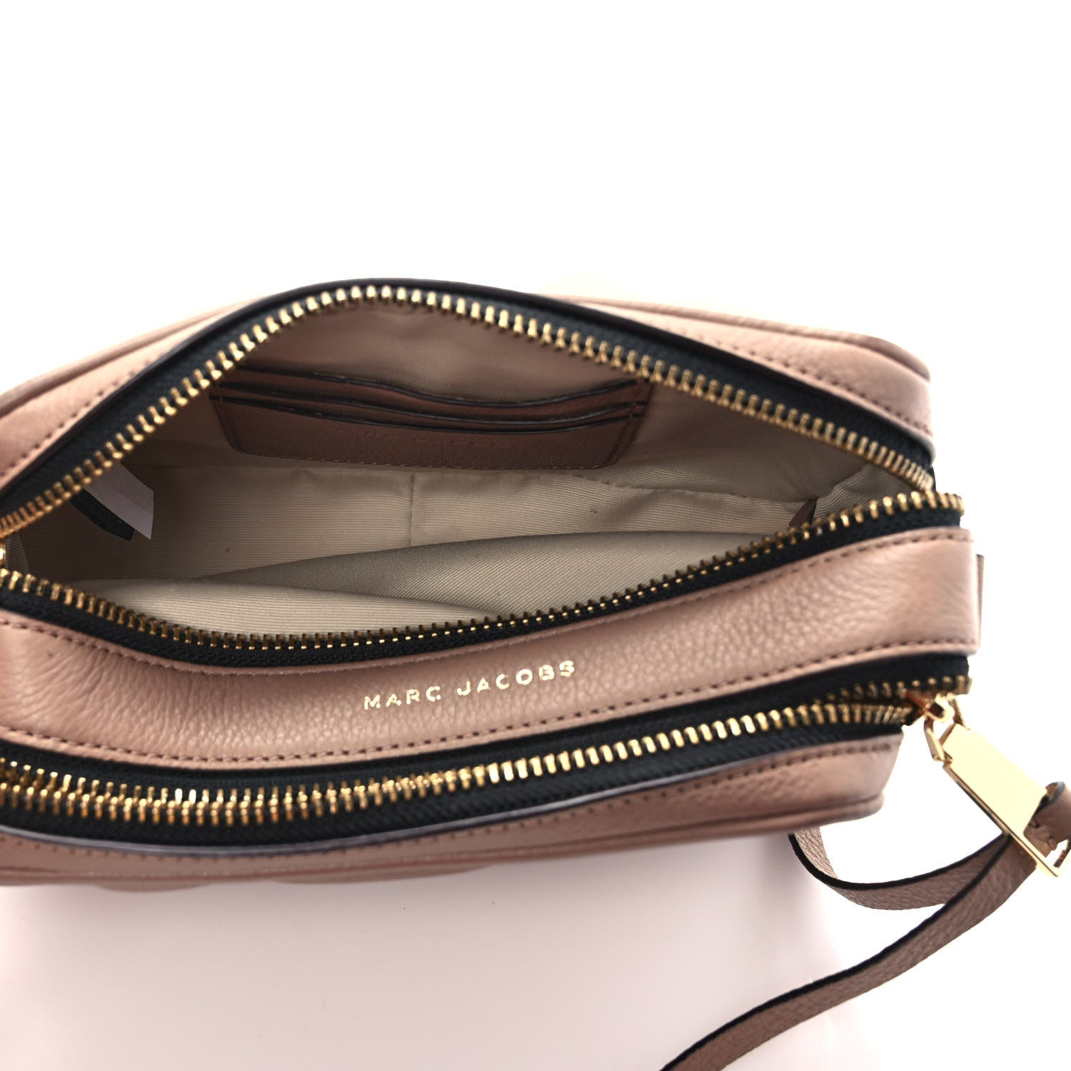 Marc Jacobs Calfskin Quilted The Moto Shot 21 Bag Dusty Beige 5 of 13