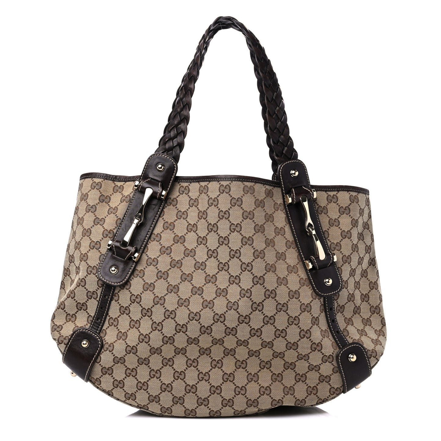 Monogram Medium Pelham Shoulder Bag Dark Brown
