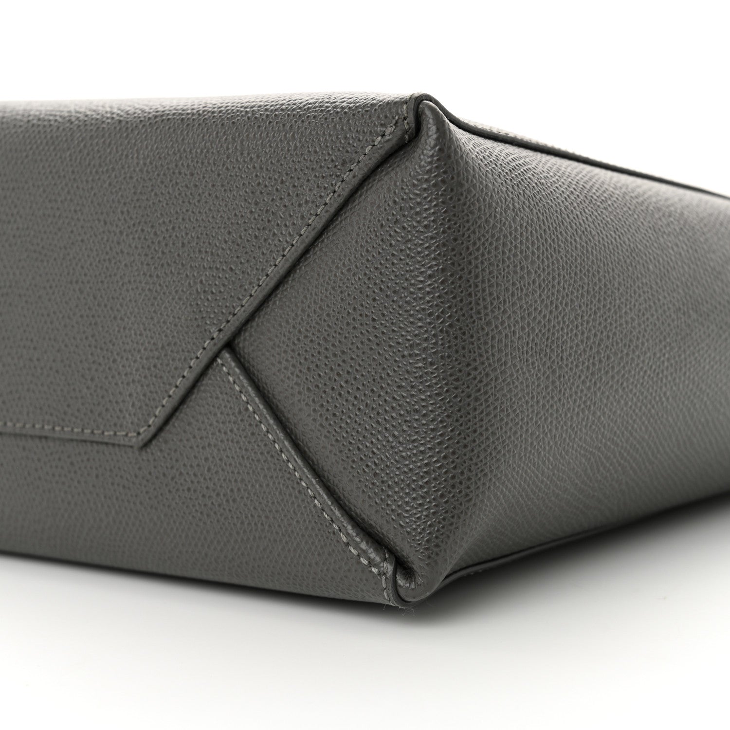 Celine Grained Calfskin Small Vertical Cabas Grey 10 of 11