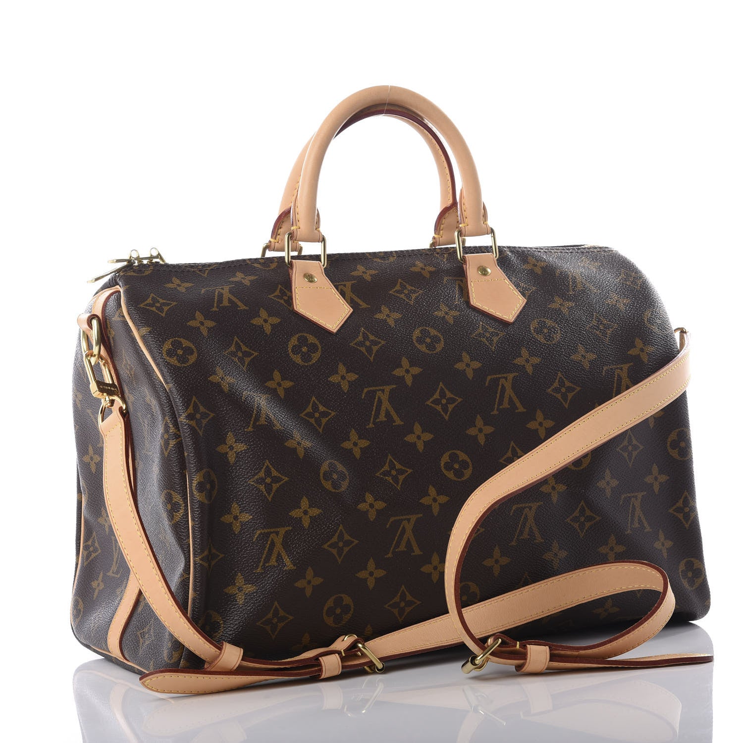 Louis Vuitton Monogram Speedy Bandouliere 35 2 of 9