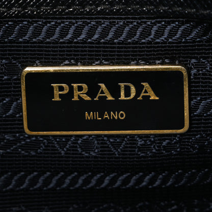 Prada Saffiano Small Galleria Double Zip Tote Black 6 of 11