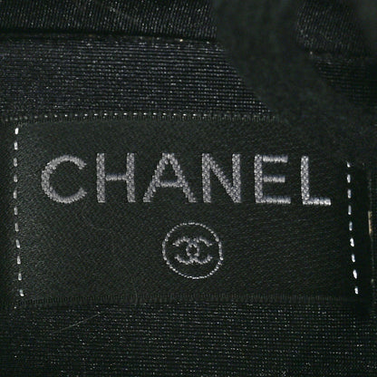 Chanel Velour Tweed CC High Top Sneakers 38 Black Gold 7 of 10