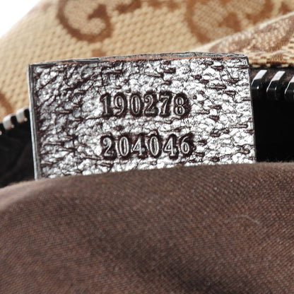Gucci GG Monogram Web Medium Classic Backpack Brown 7 of 7