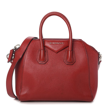 Givenchy Sugar Goatskin Mini Antigona Dark Red 1 of 10
