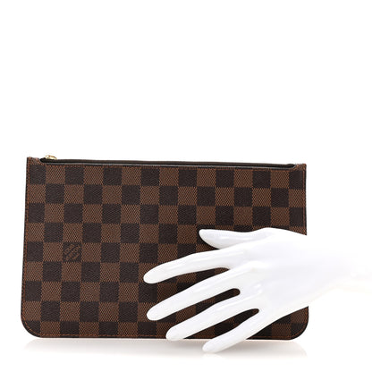 Louis Vuitton Damier Ebene Neverfull MM GM Pochette 2 of 6