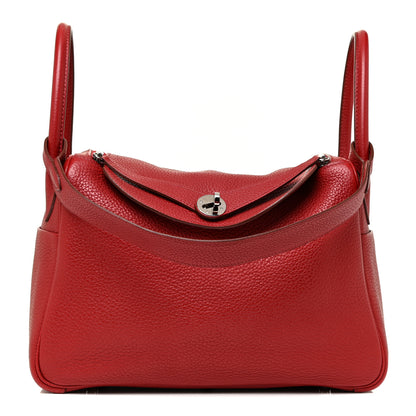 Hermes Taurillon Clemence Lindy 30 Rouge Garance 1 of 15