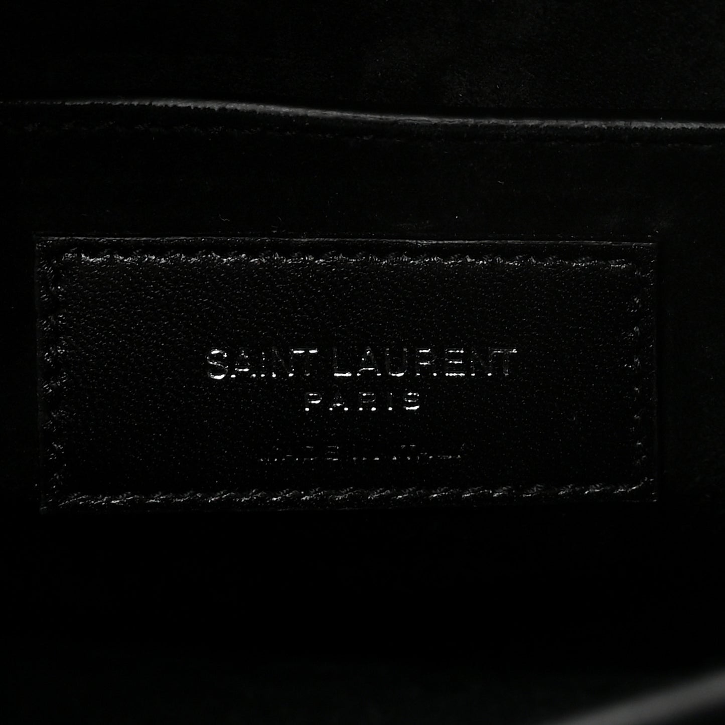 Calfskin Crocodile Embossed Medium Monogram Sunset Black
