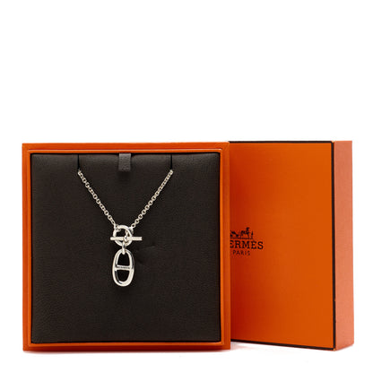 Hermes Sterling Silver Amulette Chaine d'Ancre Necklace 5 of 5