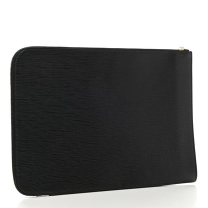 Louis Vuitton Epi Poche Documents Portfolio Case 39 Black 3 of 7