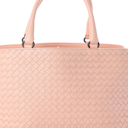 Bottega Veneta Nappa Intrecciato Medium Top Handle Tote Flamingo 6 of 8