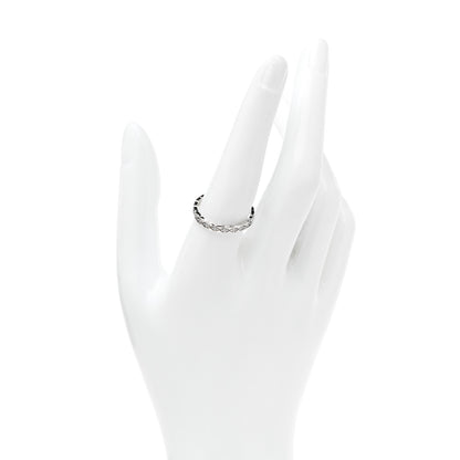 Chanel 18K White Gold Diamond Mini Coco Crush Ring 59 8.75 2 of 6