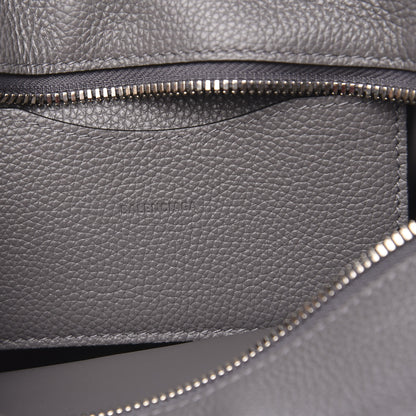 Balenciaga Grained Calfskin Neo Classic Silver Hardware Mini City Dark Grey 6 of 11