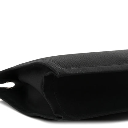 Saint Laurent Linen Calfskin Rive Gauche Tote Black 8 of 9