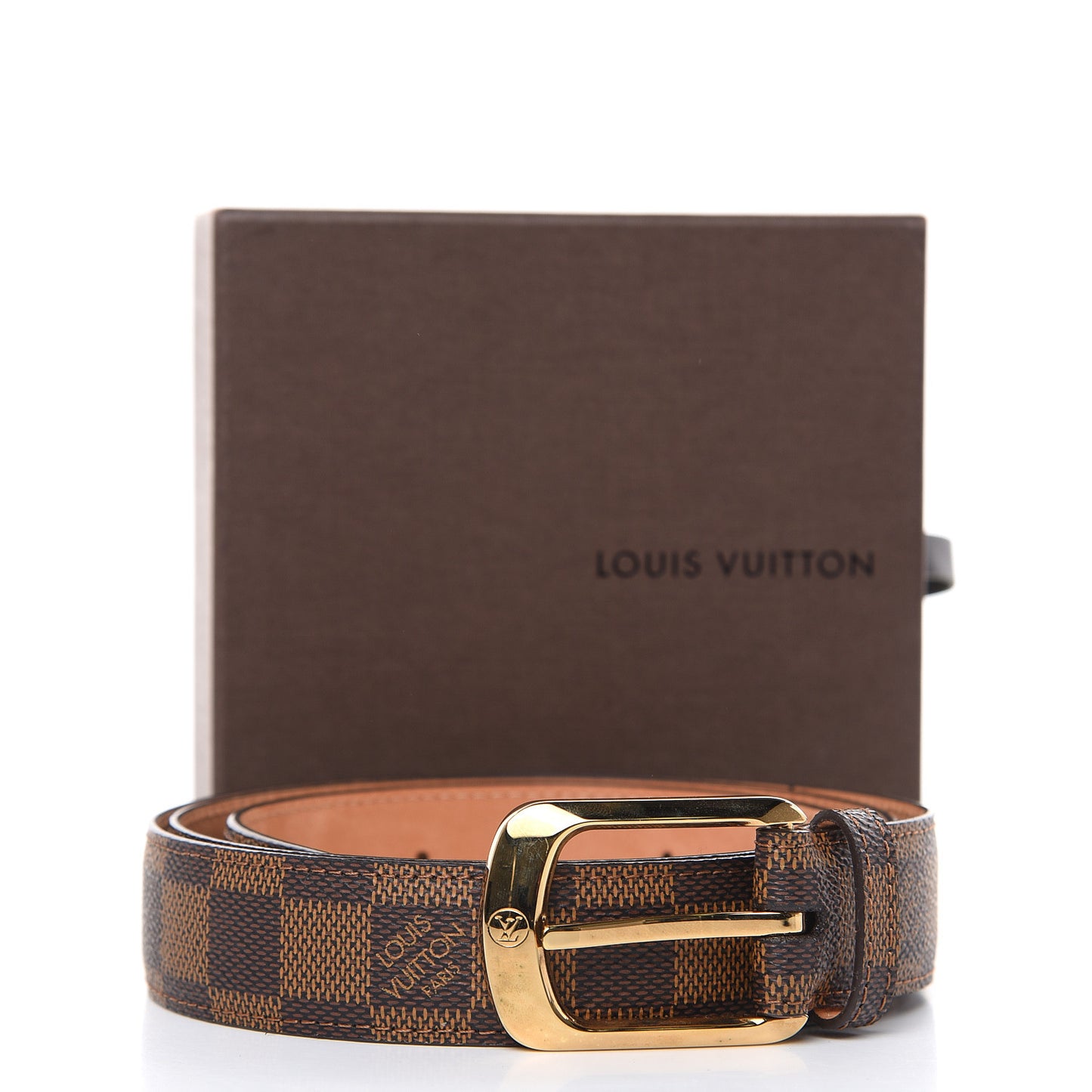 Damier Ebene Ellipse Belt 100 40